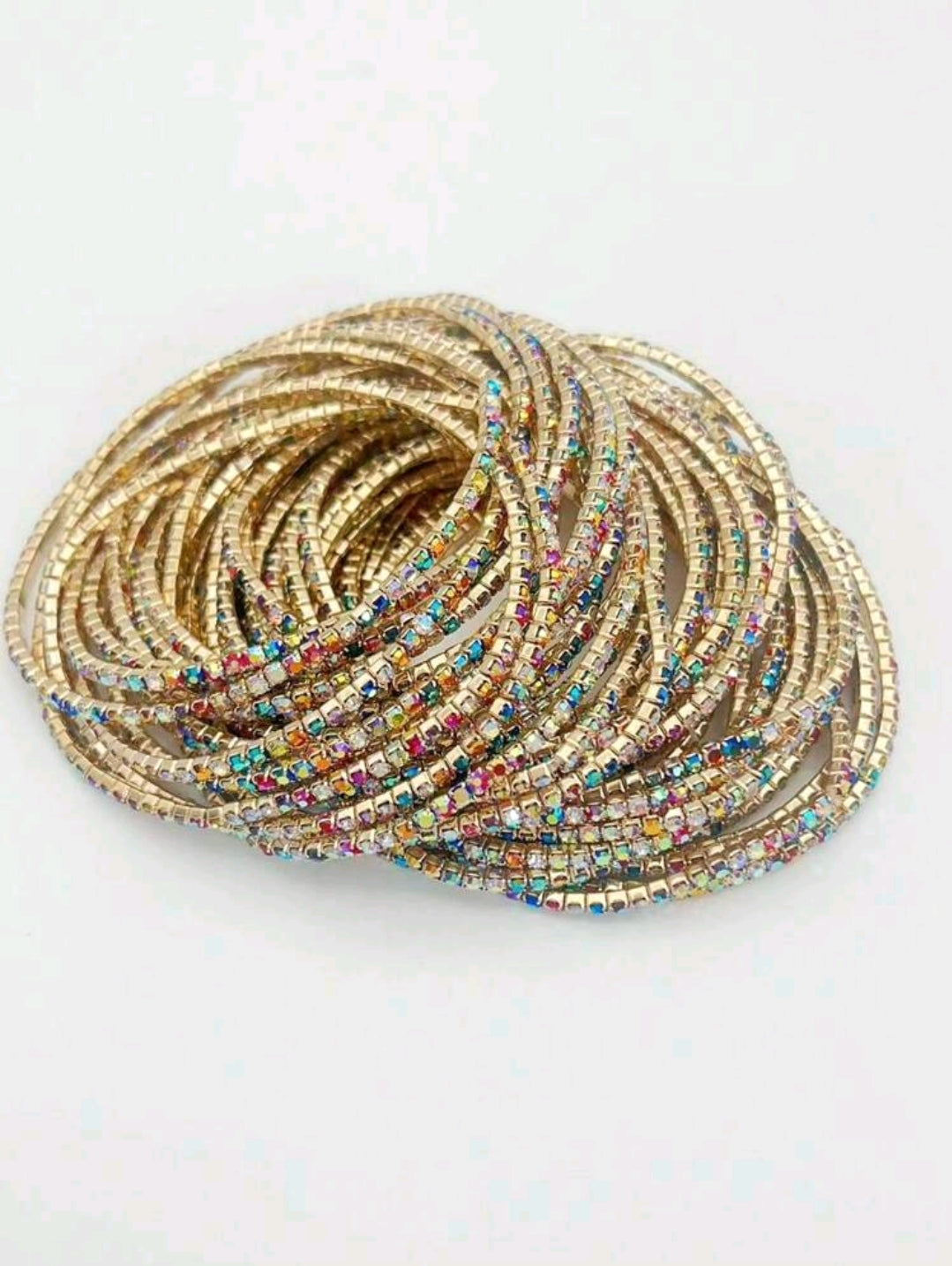 Crystal Stretchies, mix 6 per pack