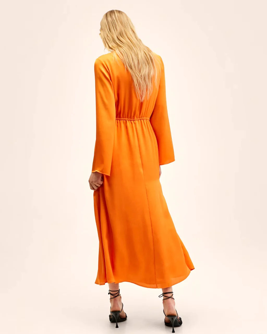 MANGO orange dress