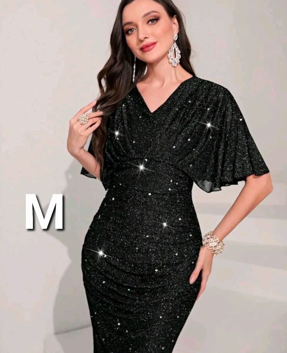 Black Sparkly Dress M