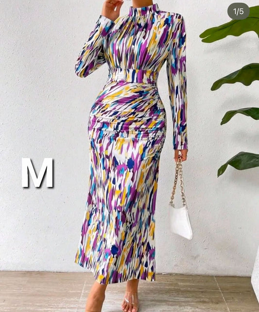 Printed Dress M