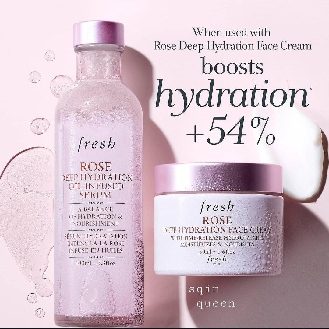FRESH Rose Deep Hydration Oil-Infused Serum( 100ml )