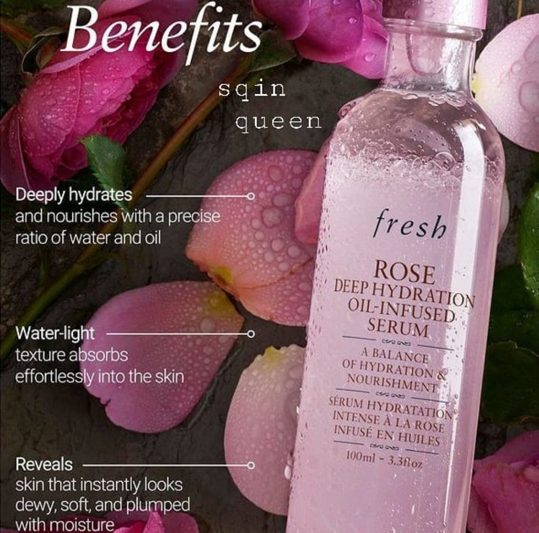 FRESH Rose Deep Hydration Oil-Infused Serum( 100ml )
