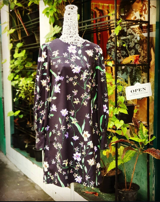 Long flower top, size M