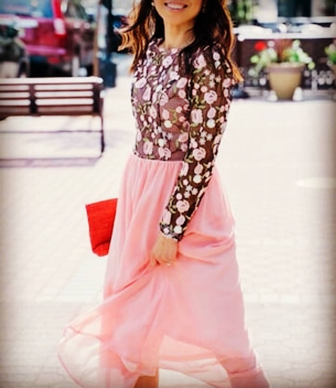 Lace Flower Dress, size S,M