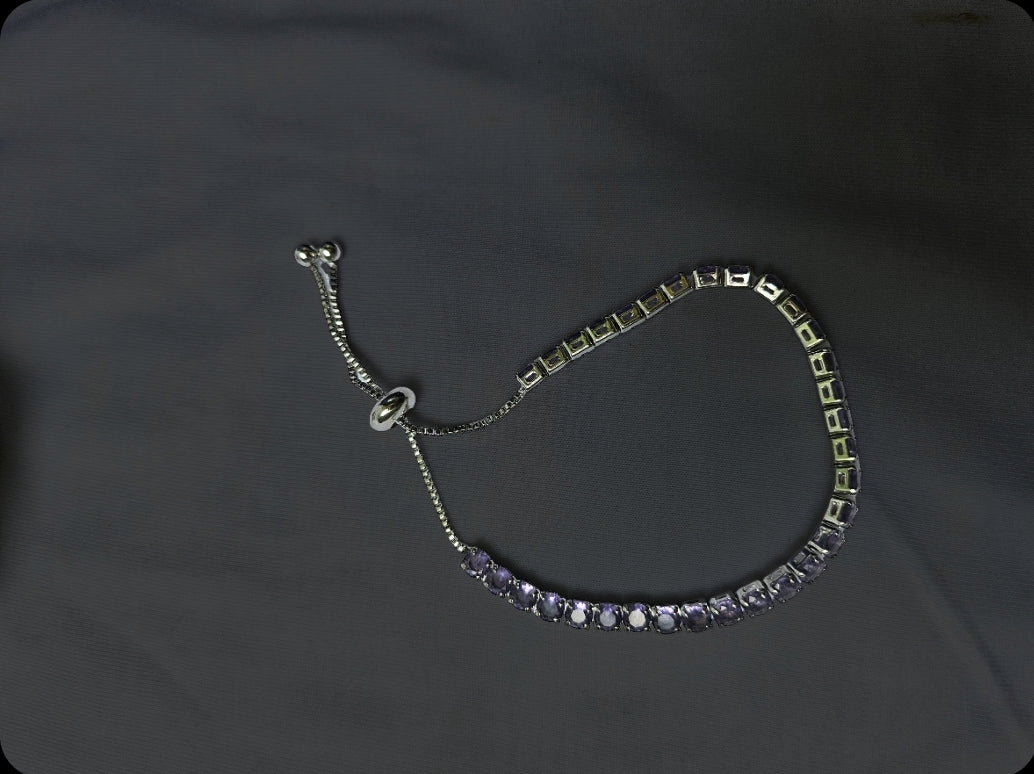 Bracelet - Amethyst - Purple Gem