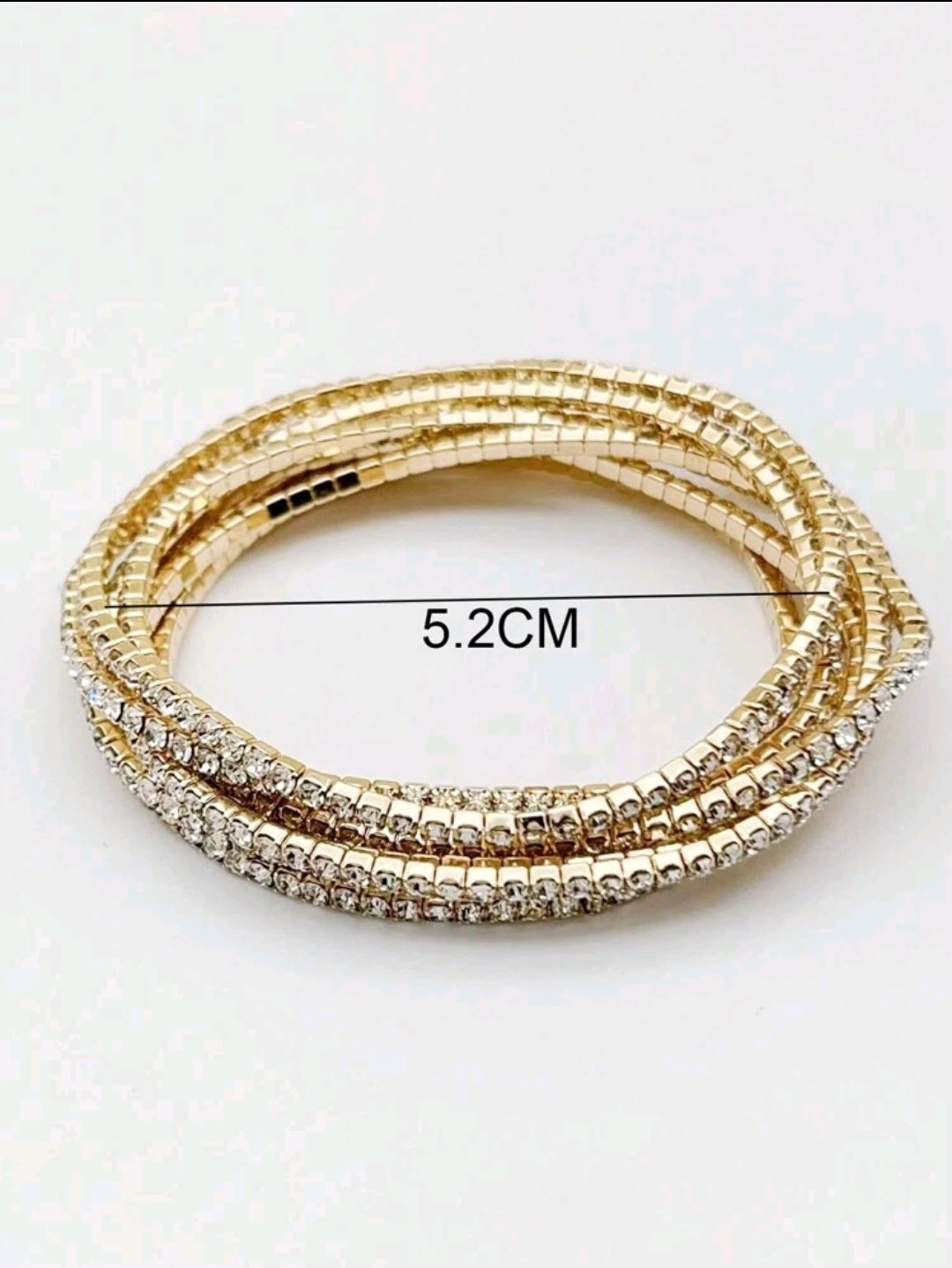 Crystal Stretchies, Pomegranate, 6 per pack