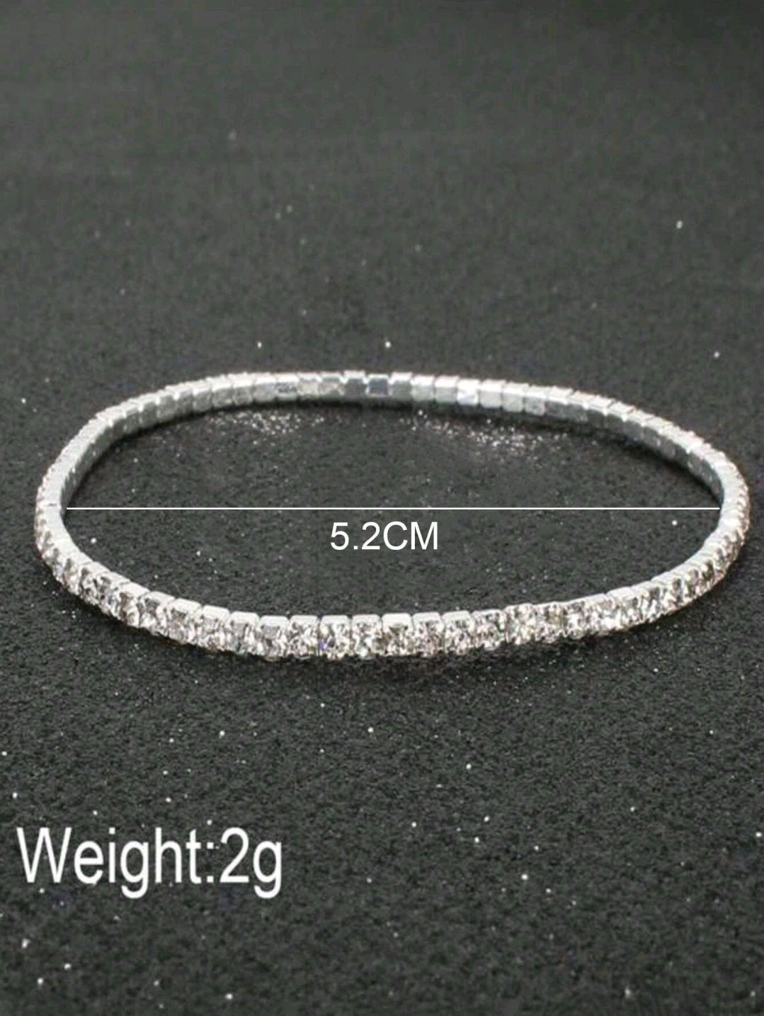 Crystal Stretchies, mix, 6 per pack