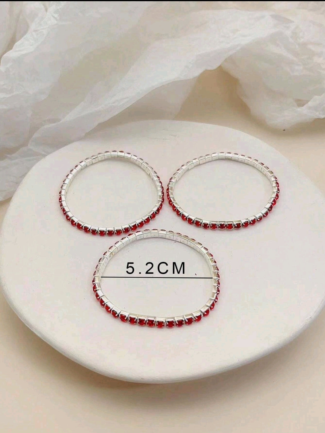 Crystal Stretchies, Medieval Dusty, 6 per pack