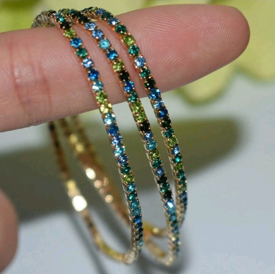 Crystal Stretchies, Tropical Ocean, 3 per pack