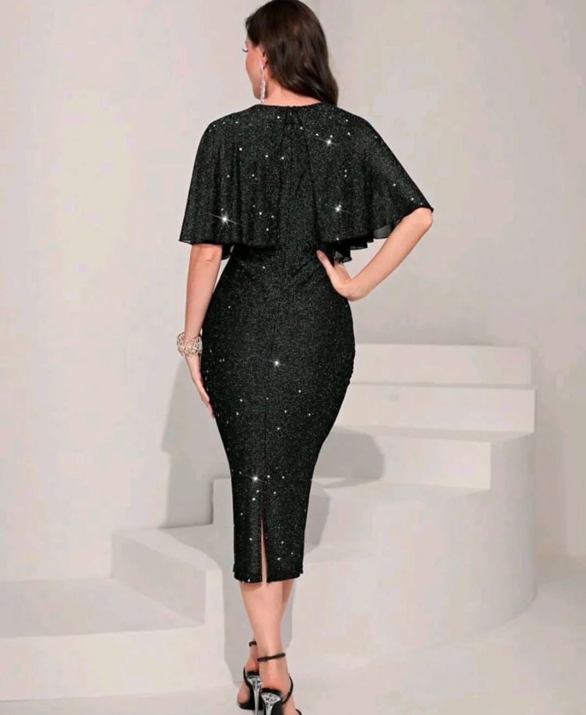Black Sparkly Dress M