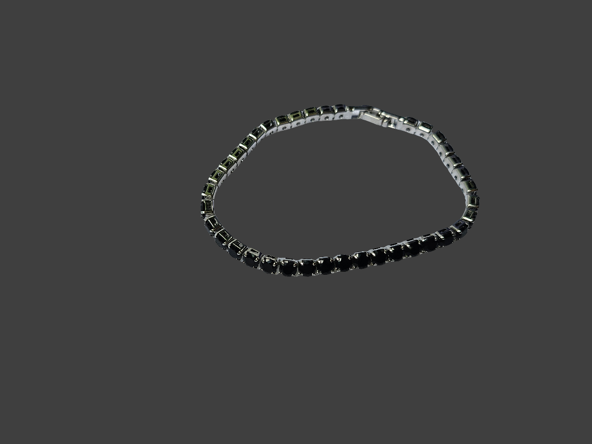 Bracelet - Black Swarovski Crystals