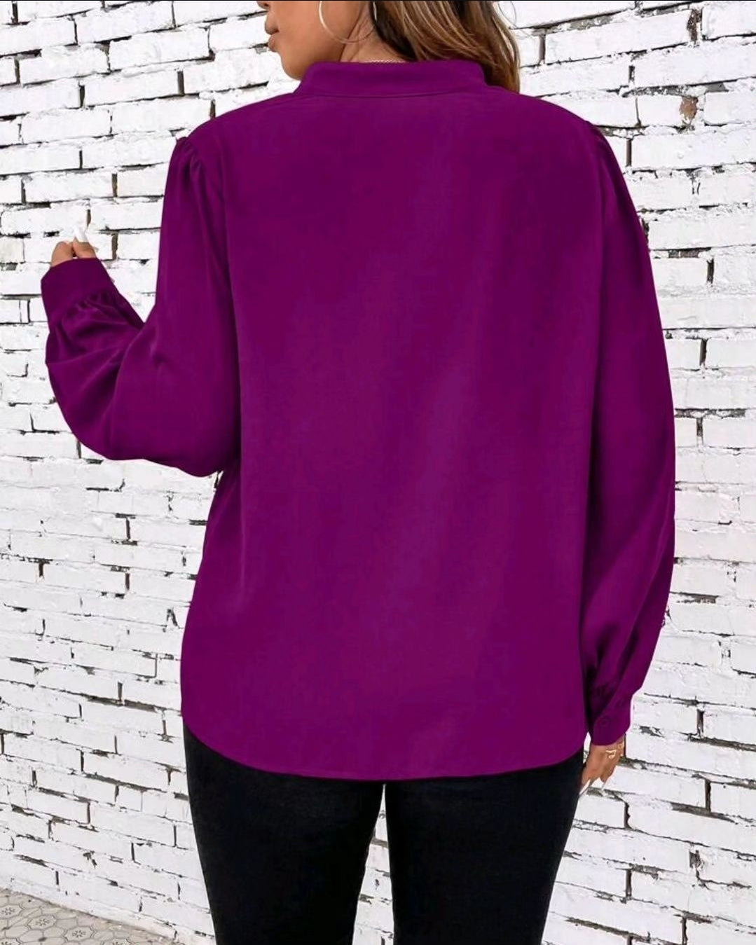 Magenta top, 0XL