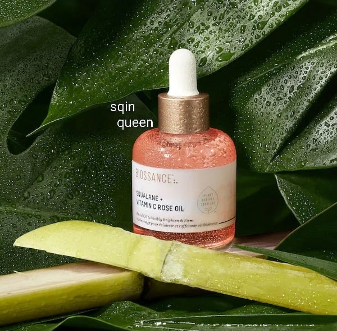 BIOSSANCE Squalane + Vitamin C Rose Oil( 30ml )