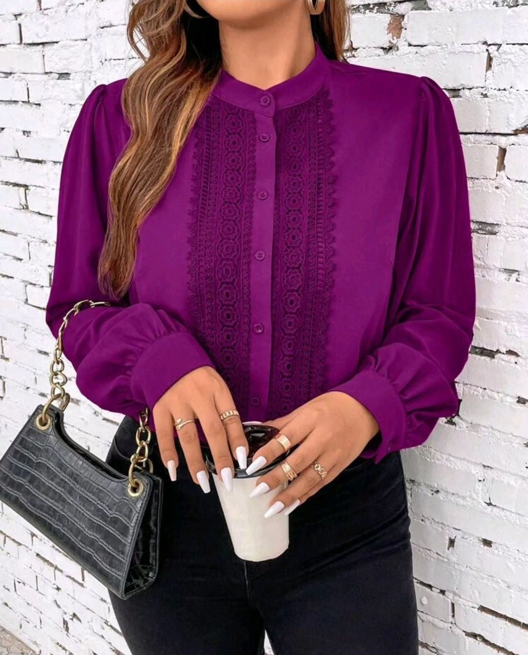Magenta top, 0XL
