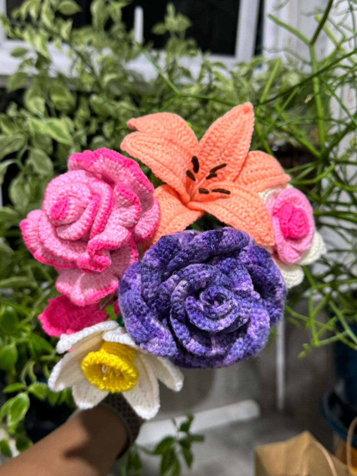 Orange Lily - Handmade Crochet