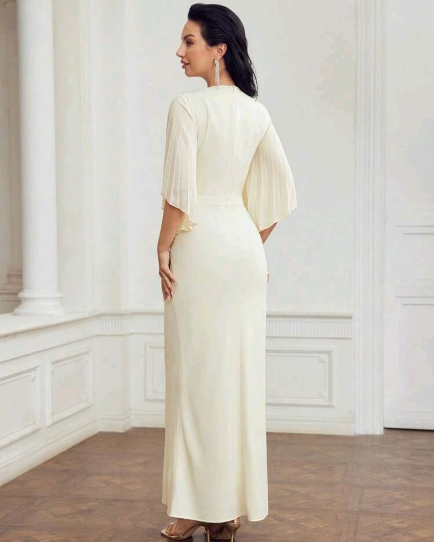 Cream Dress Gown
