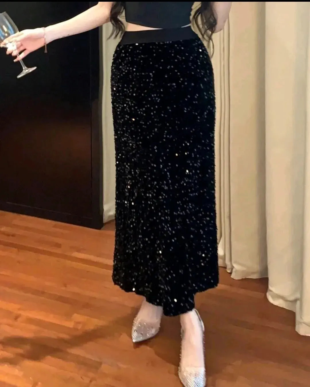 Sequin Skirt