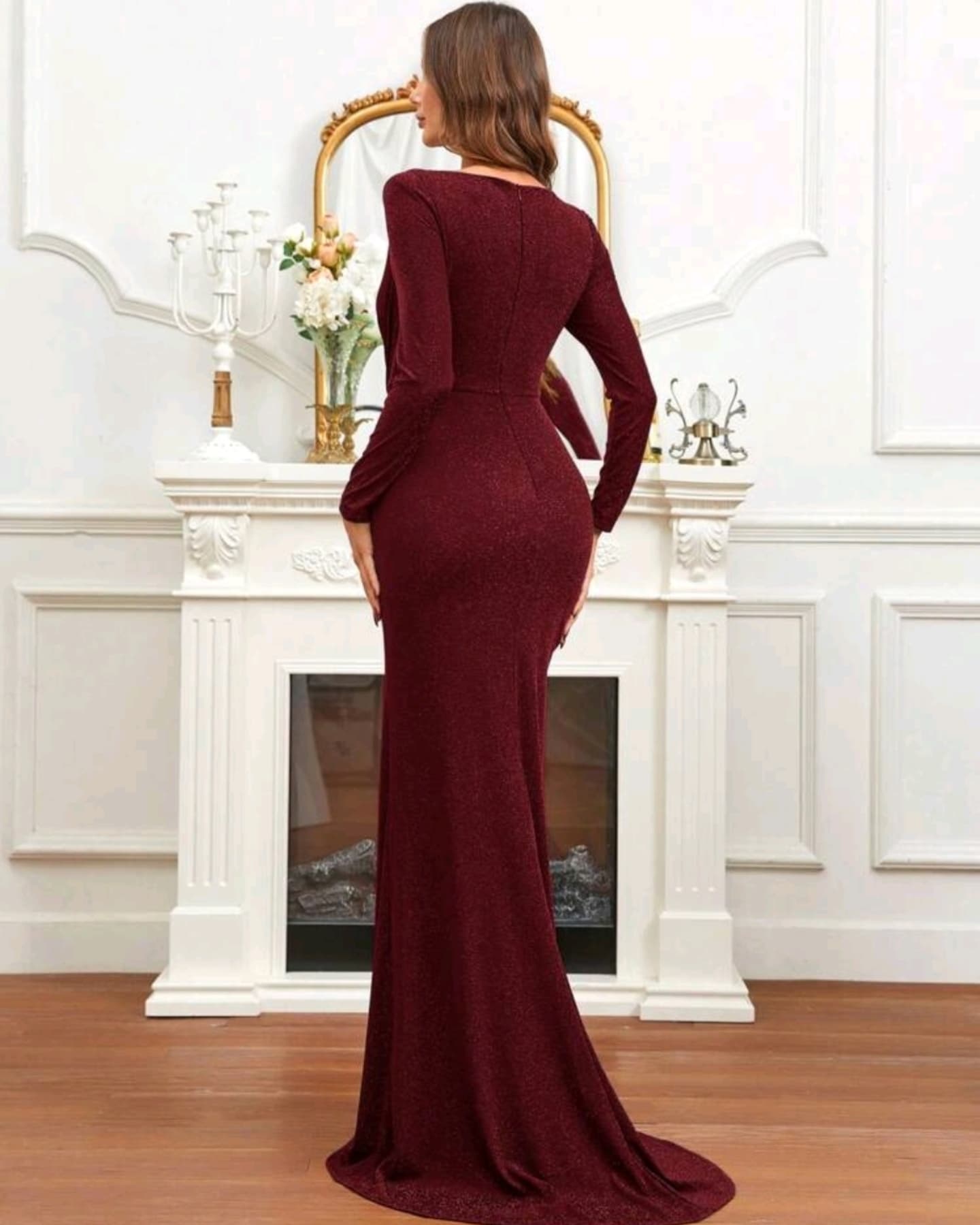 Maroon Gown