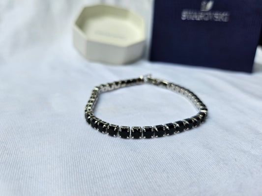 Bracelet - Black Swarovski Crystals