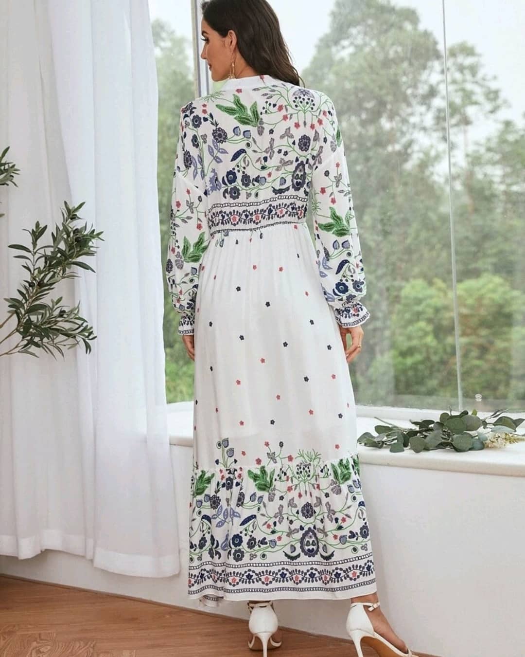 Dress, cotton, size S