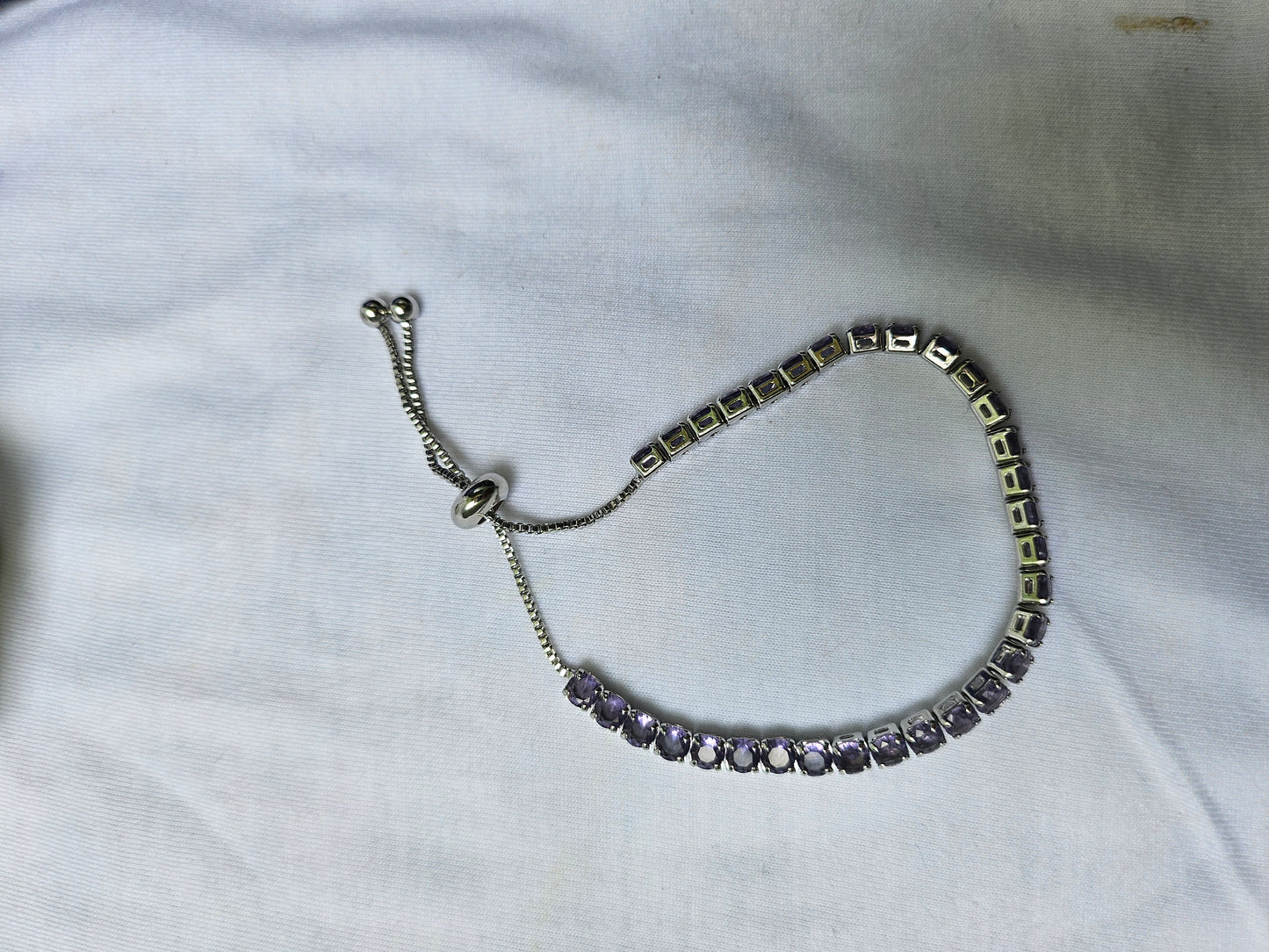 Bracelet - Amethyst - Purple Gem