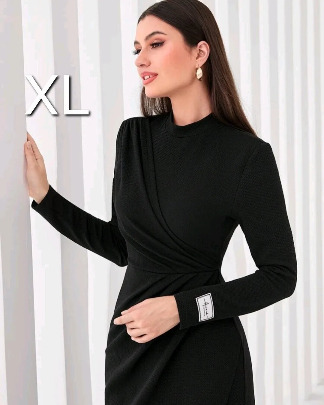 Dress, XL, black