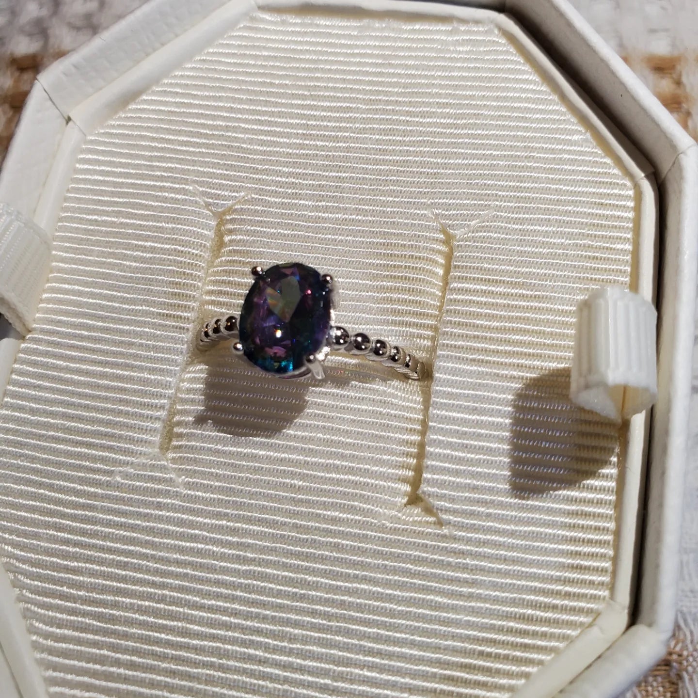 Silver Ring with Tourmaline