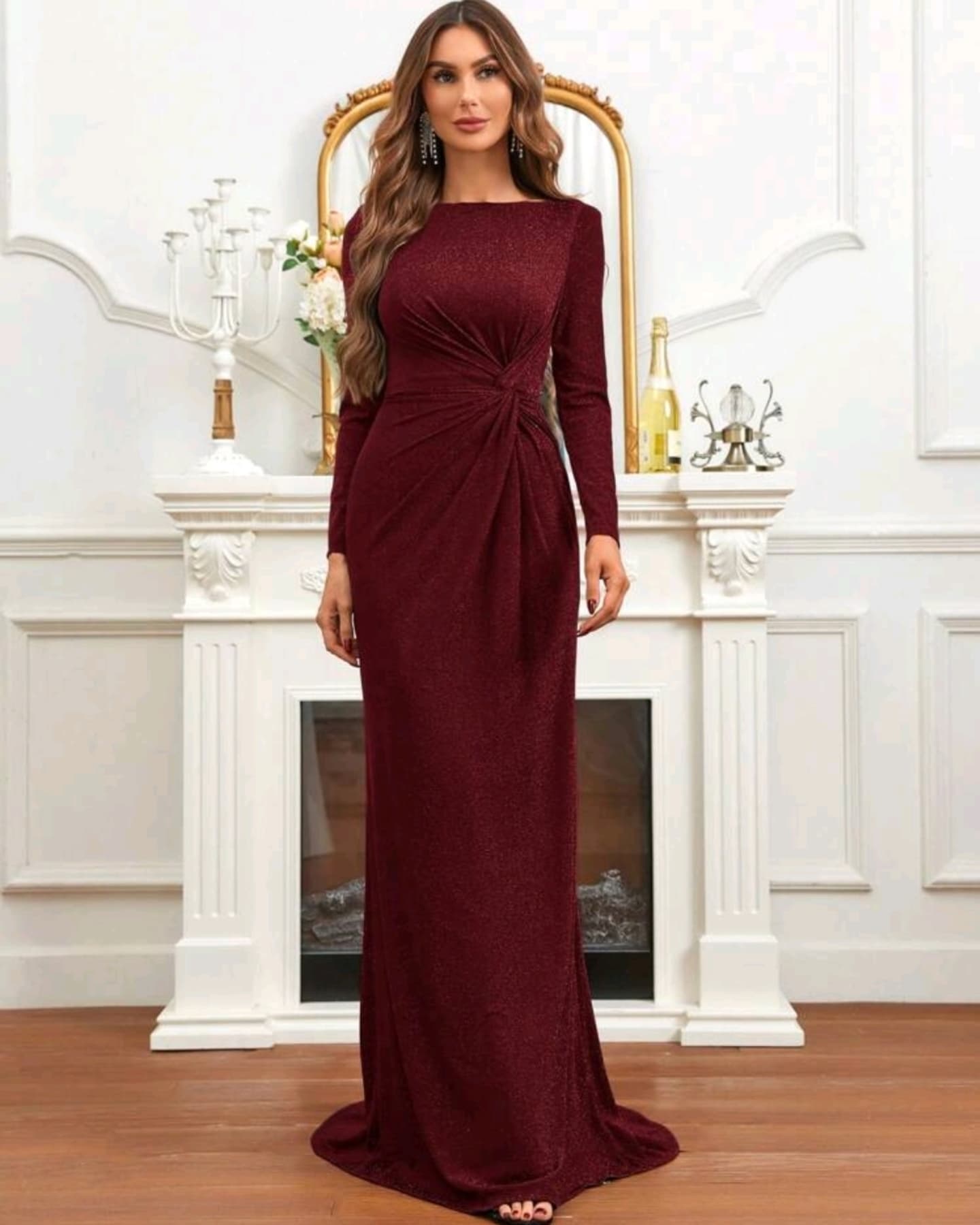 Maroon Gown