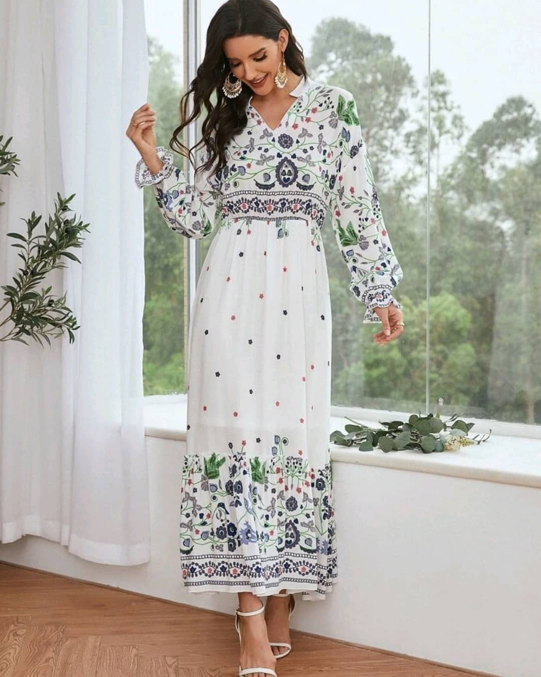 Dress, cotton, size S