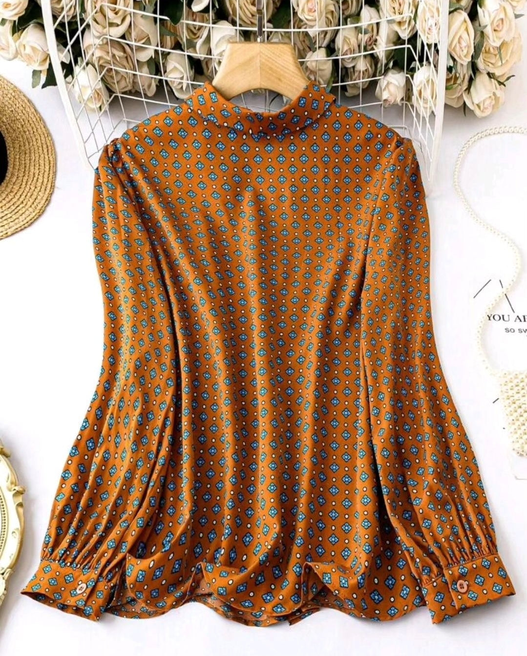 Top burnt orange ,0XL