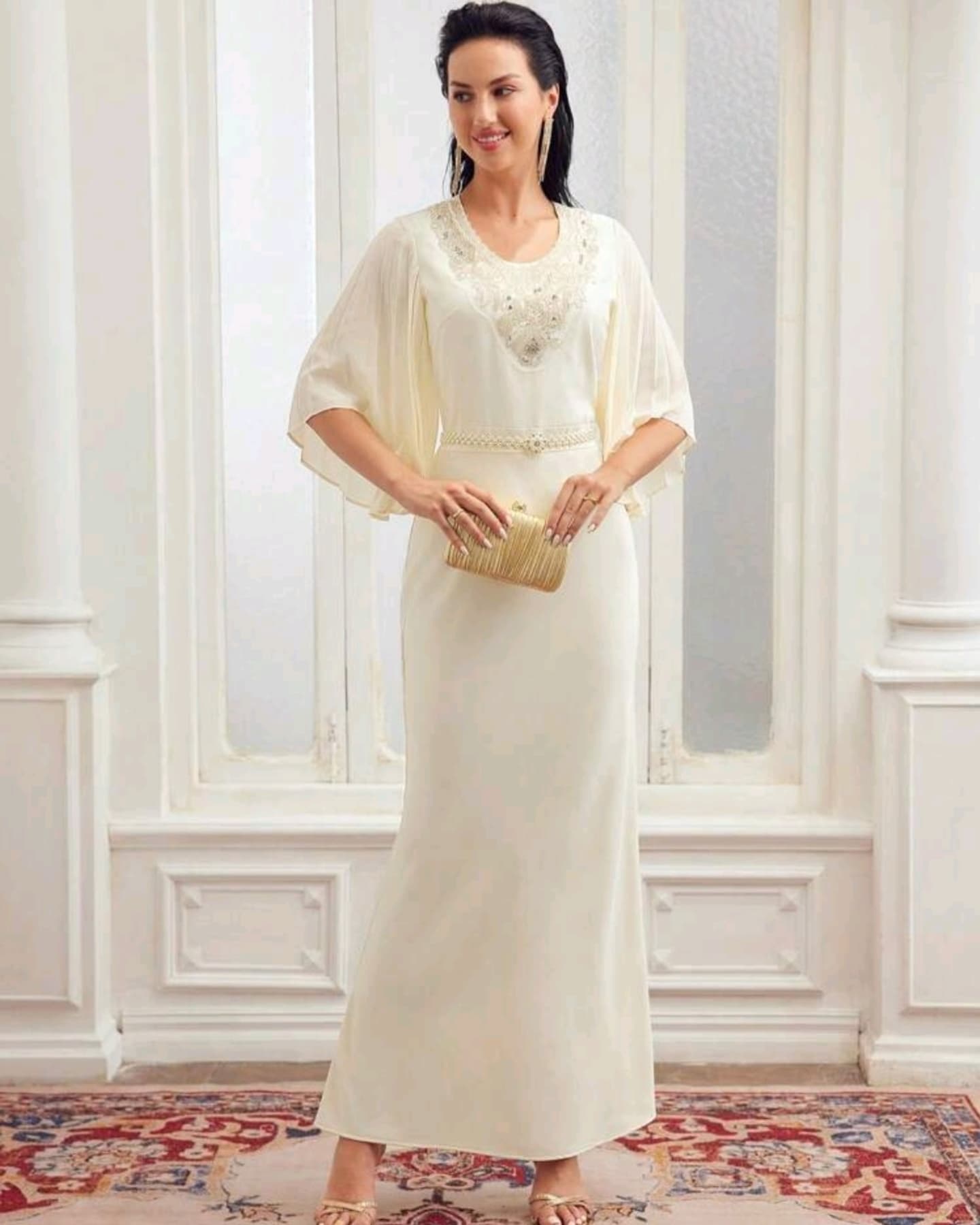Cream Dress Gown