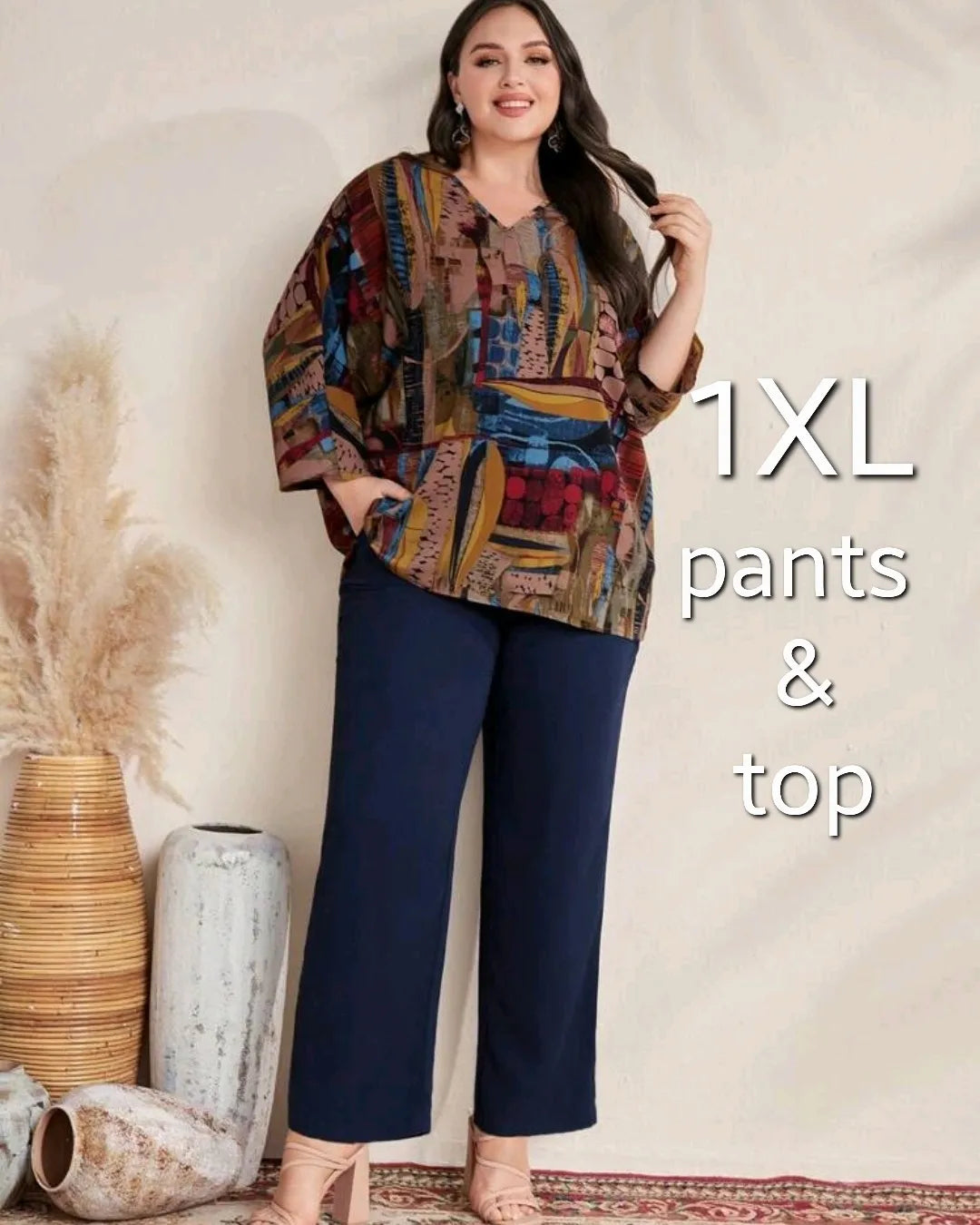 Top and Pants, 1XL,cotton top