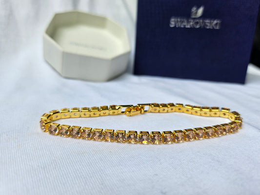 Bracelet - Rose Crystals Swarovski